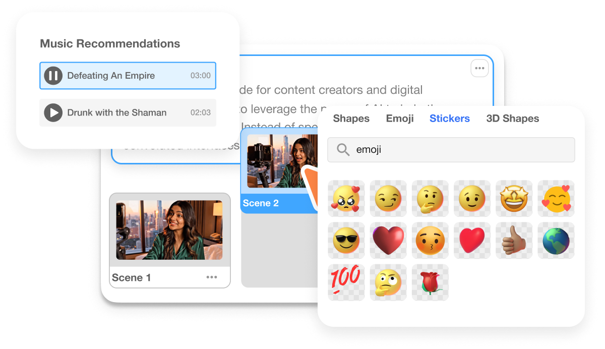 Build B-roll and extend scenes using Sora 2 in Visla for longer narrated videos